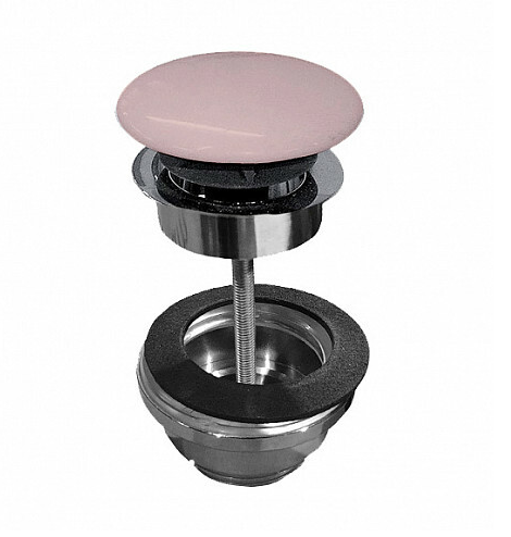 Донный клапан Scarabeo цвет розовый матовый 10010/C CR 54