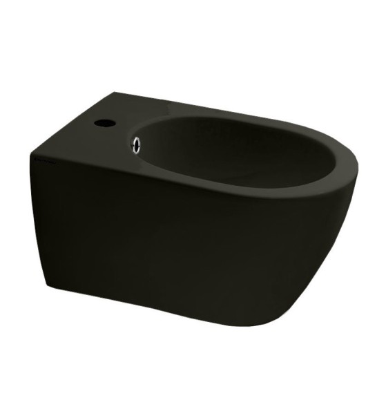 Биде Scarabeo MOON подвесное с одним отверстием цвет черный матовый 5521 49