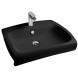 Раковина Artceram Hi Line  подвесная с одним отверстием цвет черный HIL004 03 00