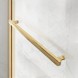 Vincea Душевая дверь Слим Софт (Slim Soft) VDS-1SS140CLG, 1400, брашированное золото, стекло прозрачное