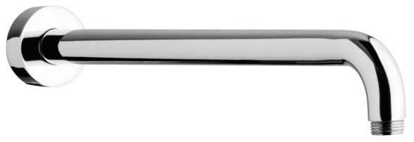 Emmevi, настенный круглый кронштейн 40 см, для верхнего душа, подключение 1/2", цвет брашированный никель C00679mm400/NS