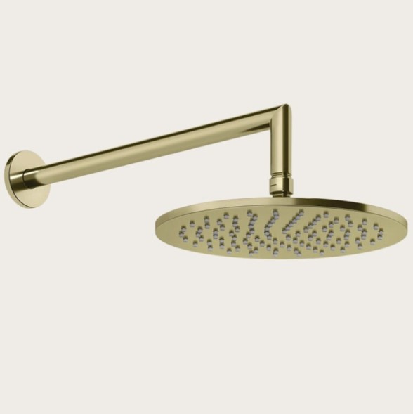 Gessi Верхний душ, Tremillimetri, Tondo, 300*550, цвет черный брашированный металл  33071#707