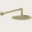 Gessi Верхний душ, Tremillimetri, Tondo, 300*550, цвет черный брашированный металл  33071#707