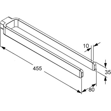 Держатель полотенца KLUDI E2 5697705 двойной