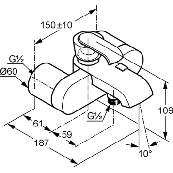 Смеситель KLUDI JOOP 554430575