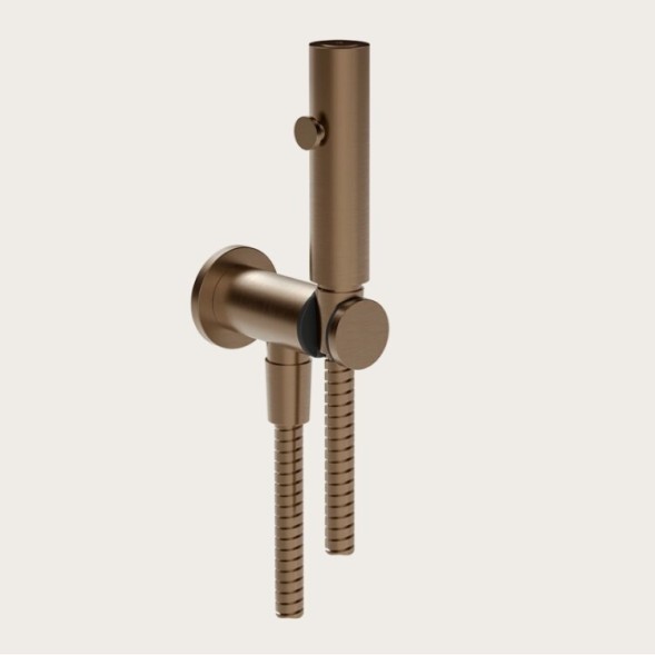 Gessi Гигиенический душ, цвет медь матовая  45123#708