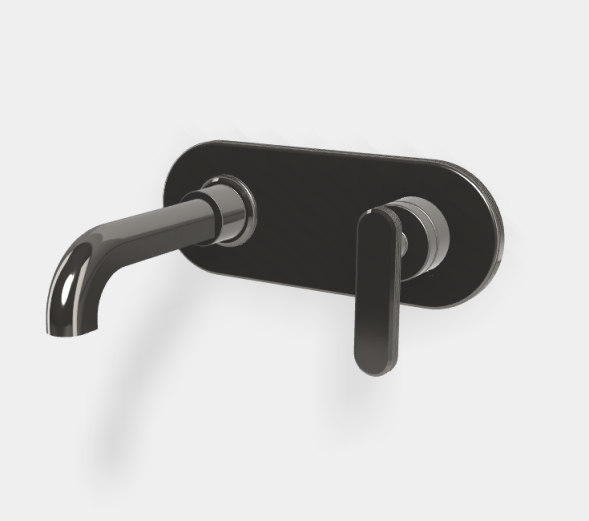 Смеситель для раковины, Fima Carlo Frattini, Park Lane, цвет-хром черный F1301WX5CN