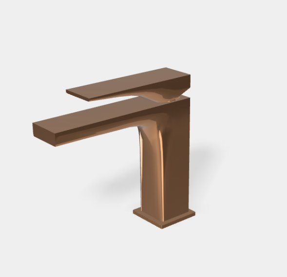 Смеситель для раковины, Fima Carlo Frattini, Zeta, цвет-бронза янтарная F3961NZL