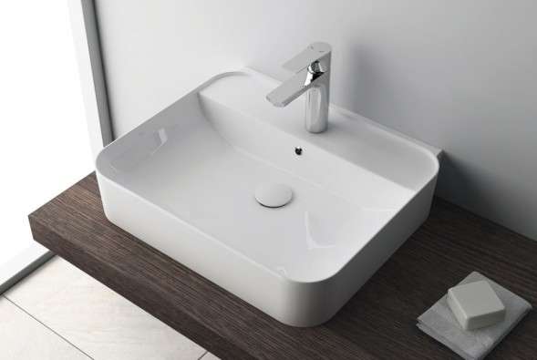 Раковина ISVEA SistemaU 50 см накладная цвет белый 10PL53050