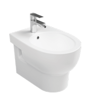 Биде подвесное ISVEA Absolute 10AB41001 компакт, без д/к цвет белый 10AB41001