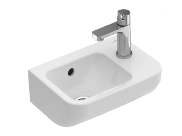 Villeroy&amp;Boch Раковина, Architectura, шг 360*260, отверстия для смесителя-1 справа, CeramicPlus, цвет-альпийский белый 437336R1