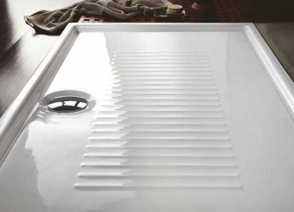 Поддон HATRIA LIF H3 SBY1ZV01 напольный или встраиваемый в пол 140x80x3 см цвет белый