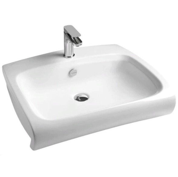 Раковина Artceram Hi Line подвесная/накладная с одним отверстием цвет белый HIL002 01 00