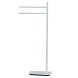 Стойка COLOMBO DESIGN SQUARE B9901.BM напольная с полотенцедержателем цвет белый матовый