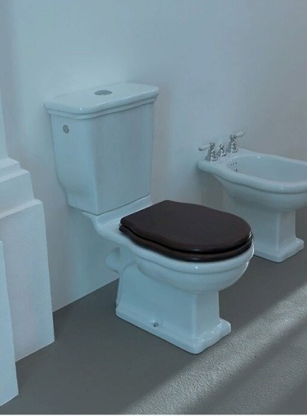 Сиденье с крышкой Artceram HERMITAGE с микролифтом цвет орех HEA004 71