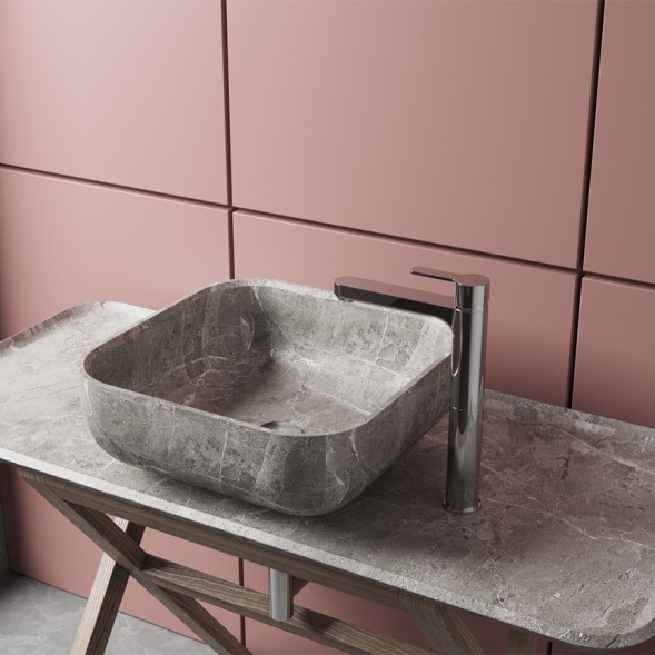 Paini 92CR211LLBLFTSSRKM Смеситель для раковины Арена с д/к, высокий, хром