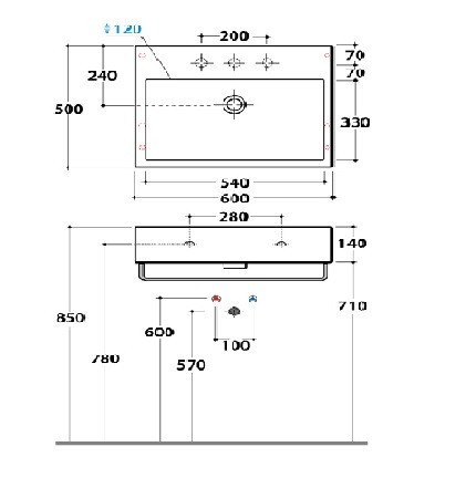 Раковина GLOBO STONE подвесная или накладная с тремя намеченными отверстиями  цвет белый SCQ61BI