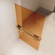 Vincea Душевая перегородка Волк-Ин (Walk-In) VSW-1HR900GSG, 900*2000, брашированное золото, стекло янтарь