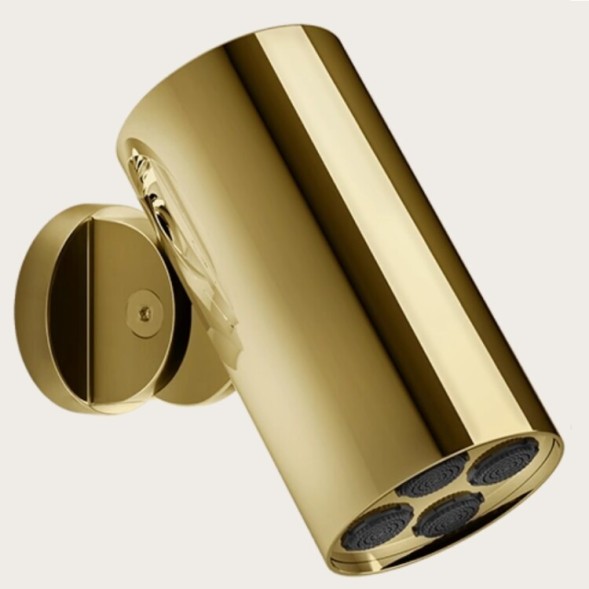 Gessi Верхний душ, Shower316, шгв 355*355*77, цвет  черный брашированный металл  54148#707