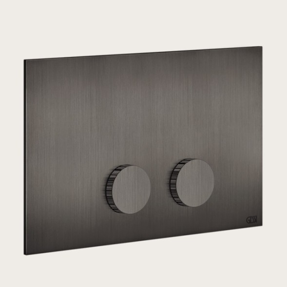 Gessi Клавиша смыва, Geberit Sigma 8#12, шгв 245*5*155, цвет Black Metal Brushed  54611#707