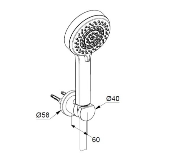 Душевой гарнитур KLUDI DIVE 6895005-00