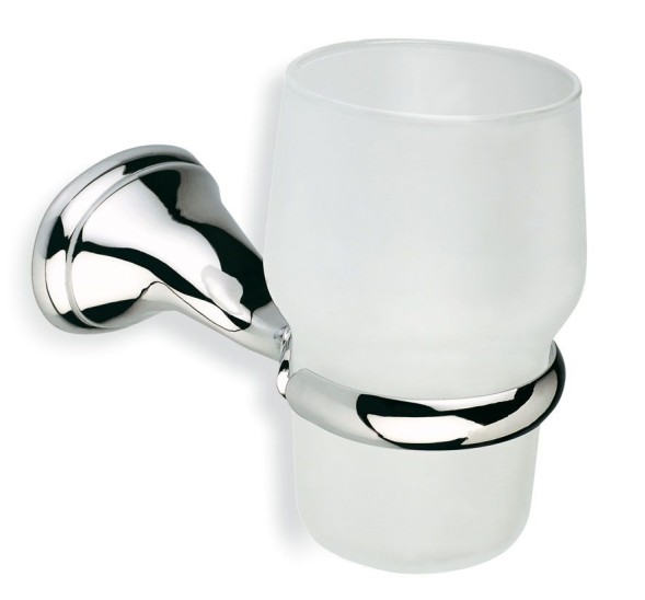 Stil Haus Tecla, настенный стеклянный стакан, цвет хром
