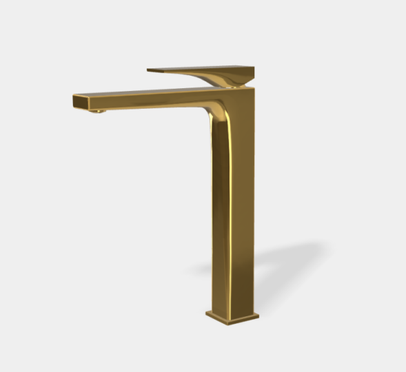 Смеситель для раковины, Fima Carlo Frattini, Zeta, цвет-золото F3961/HNOR.1