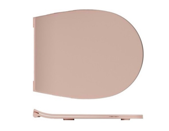Сиденье для унитаза ISVEA Sentimenti Neo D40 ШГ 367*440 цвет лососевый матовый 40D40541I-S