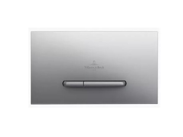 Villeroy&amp;Boch Клавиша смыва, ViConnect, для унитаза, шгв 253*20*145, цвет-хром матовый 92218069