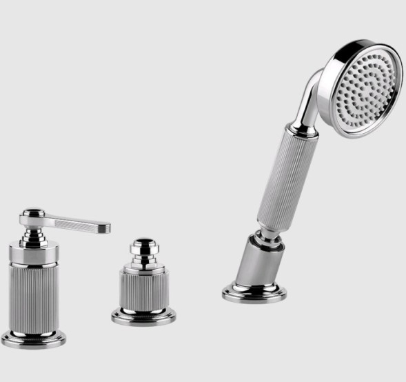 Gessi Смеситель для ванны и душа, VENTI20, на 2 потребителя, цвет хром 65043#031