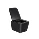 Vincea Унитаз подвесной безободковый  Кью-Лайн (Q-Line) VT1-12MB, цвет матовый черный, ультратонкое быстросъемно
