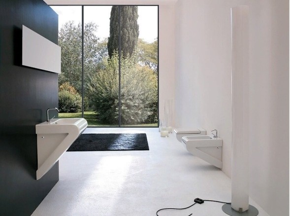 Раковина Artceram La Fontana подвесная  с одним отверстием цвет белый LFL0020100