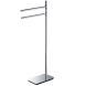 Стойка COLOMBO DESIGN SQUARE B9901.HPS1 напольная с полотенцедержателем цвет нержавеющая сталь