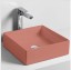 Раковина Artceram Scalino накладная без отверстий цвет rosso corallo SCL001 14 00