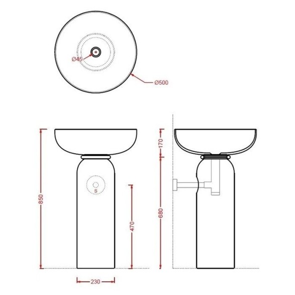 Пьедестал Artceram Jolie цвет белый JOC001 01 00