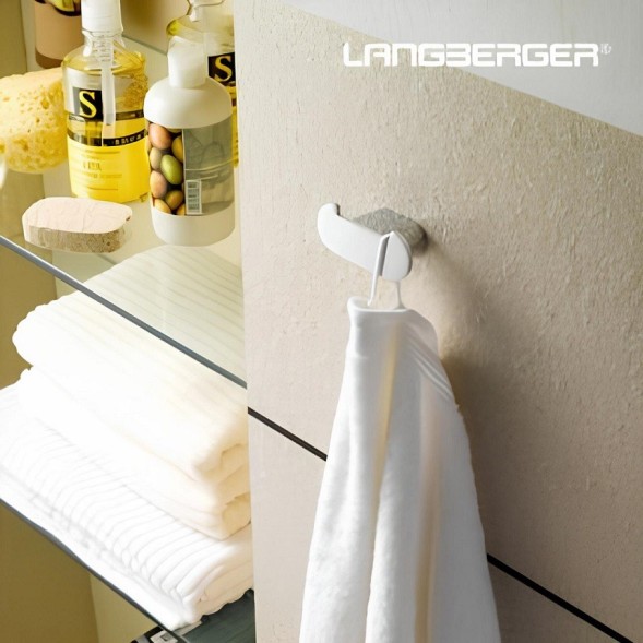 Крючок LANGBERGER LUGANO 24032A подвесной цвет хром