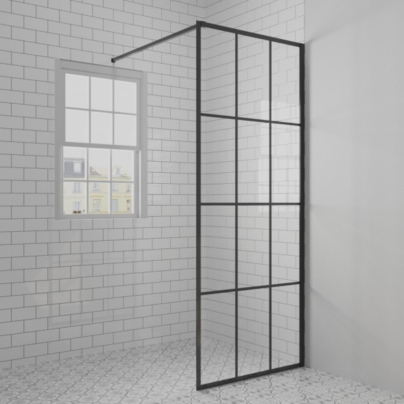 Paini Душевая перегородка 90x195 рисунок решетка