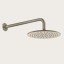 Gessi Верхний душ, Anello, 250*250, цвет  черный брашированный металл  63348#707