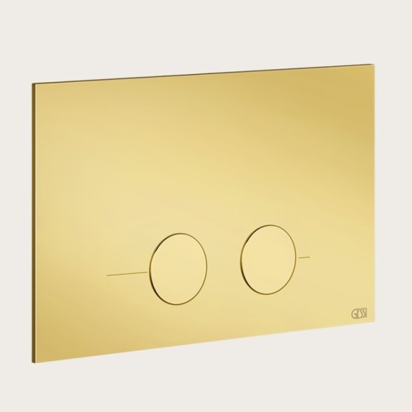 Gessi Клавиша смыва, для унитаза, шгв 230*5*140, цвет золото   54621#246