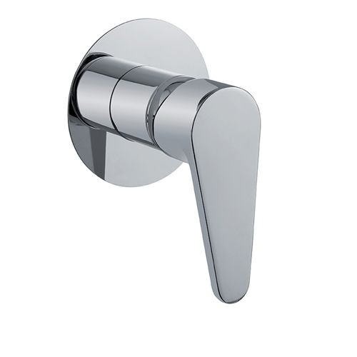 Fiore Kera, однорычажный встраиваемый смеситель для душа с круглым основанием, цвет хром