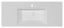Раковина ISVEA SistemaV накладная ШГВ 1210*455*145 отверстия для смесителя 1 цвет белый 1050120