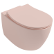 Унитаз ISVEA Sentimenti Neo Vortex (смыв торнадо), подвесной ШГВ 363*510*400 цвет лососевый матовый 10AR02013-2S