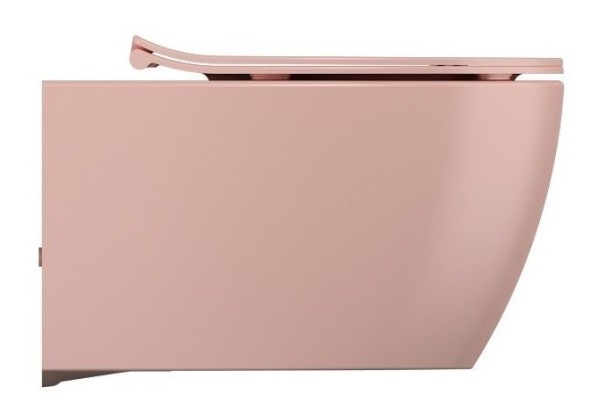 Унитаз ISVEA Sentimenti Neo Vortex (смыв торнадо), подвесной ШГВ 363*510*400 цвет лососевый матовый 10AR02013-2S