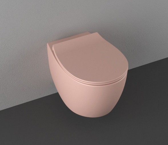 Унитаз ISVEA Sentimenti Neo Vortex (смыв торнадо), подвесной ШГВ 363*510*400 цвет лососевый матовый 10AR02013-2S