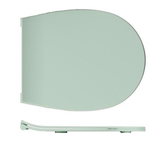 Сиденье для унитаза ISVEA Sentimenti Neo D40 ШГ 367*440 цвет мятно-зеленый матовый 40D40542I-S