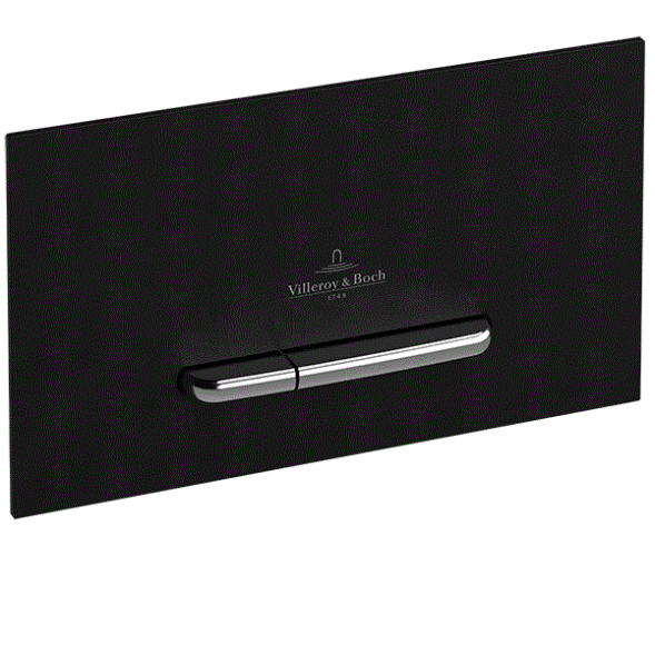 Villeroy&amp;Boch Клавиша смыва, ViConnect, для унитаза, шгв 253*66*145, цвет-Black Matt 922169AN