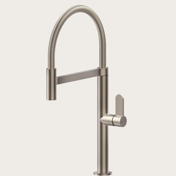 Gessi Смеситель для кухни, Helium, цвет Никель матовый