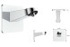 Vincea Верхний душ Инспаер (Inspire) VSHD-3I4CMB, черный