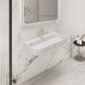Vincea Раковина Солид Серфейс (Solid Surface)  VWB-6SG90MW, 900*460*120, подвесная, цвет белый матовый