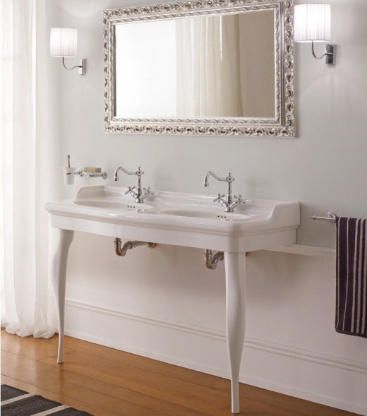 Ножки Scarabeo Castellana керамические 2 шт цвет белый 5304